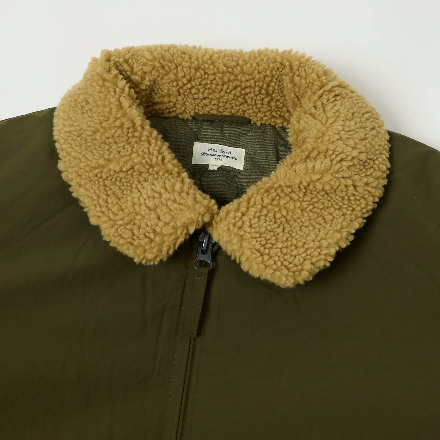 Hartford 'Doe' Woven Jacket - Dark Olive