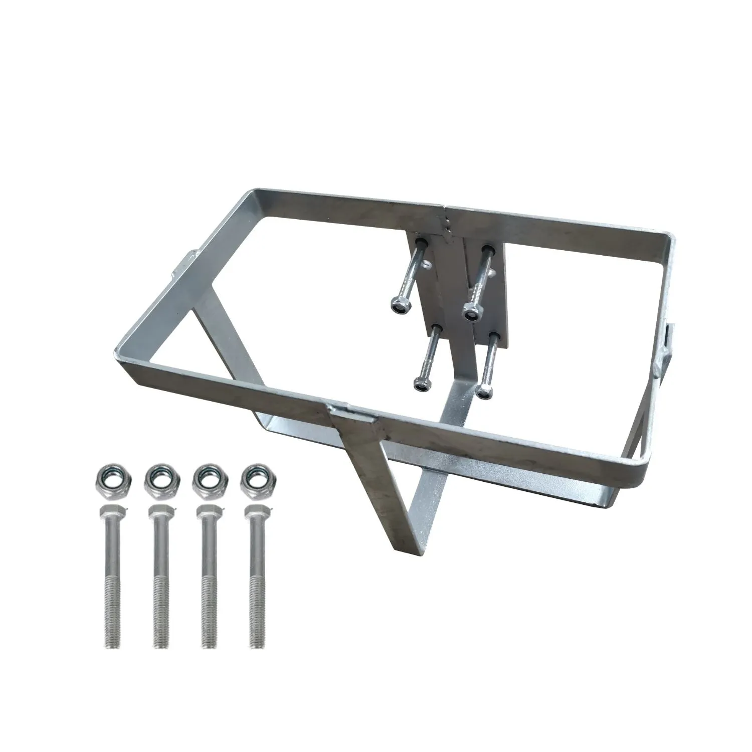 Heavy-Duty 20L Galvanized Jerry Can Holder for 4x4 Trailer