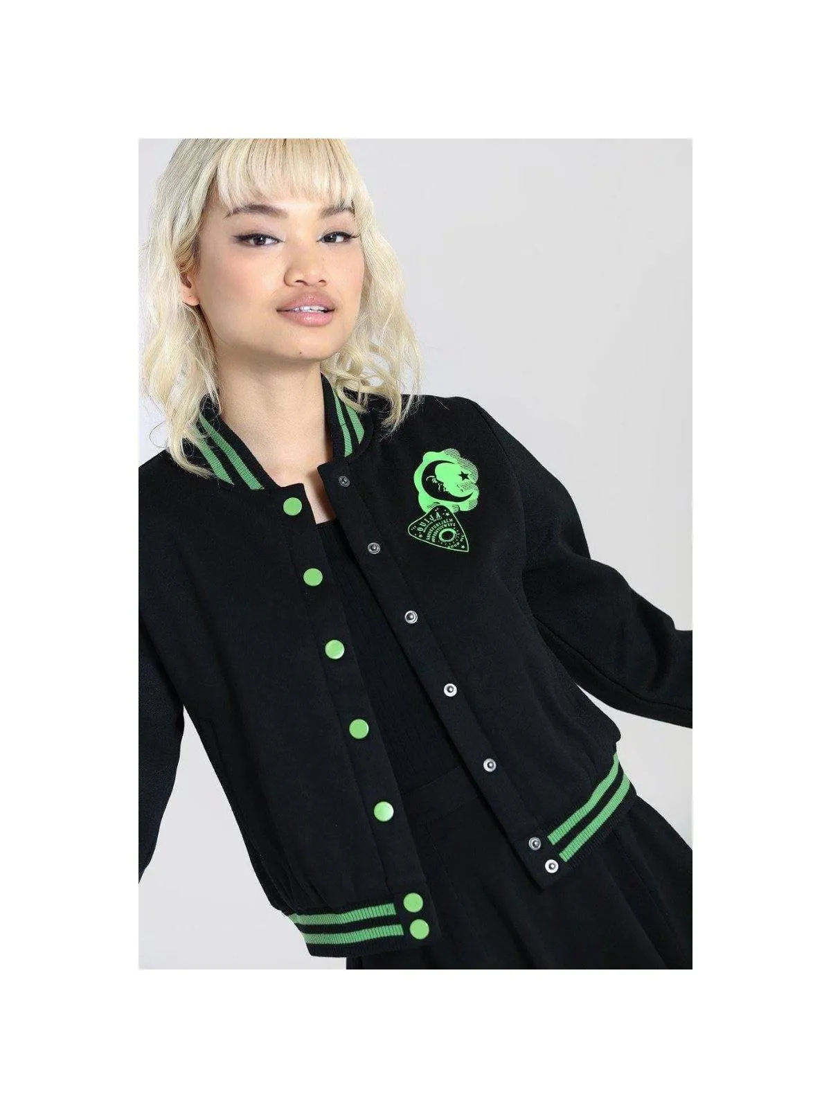 HELL BUNNY SAMARA VARSITY JACKET