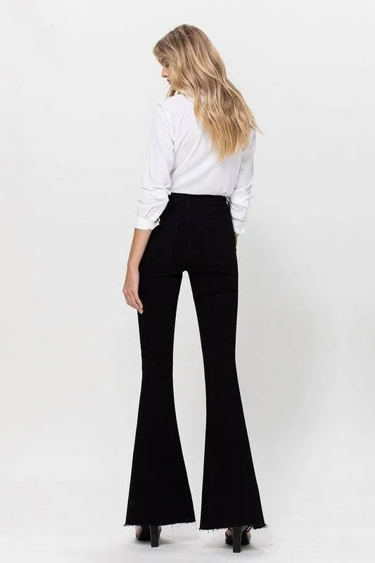 High Rise Stretch Super Flare Jeans