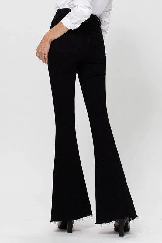 High Rise Stretch Super Flare Jeans