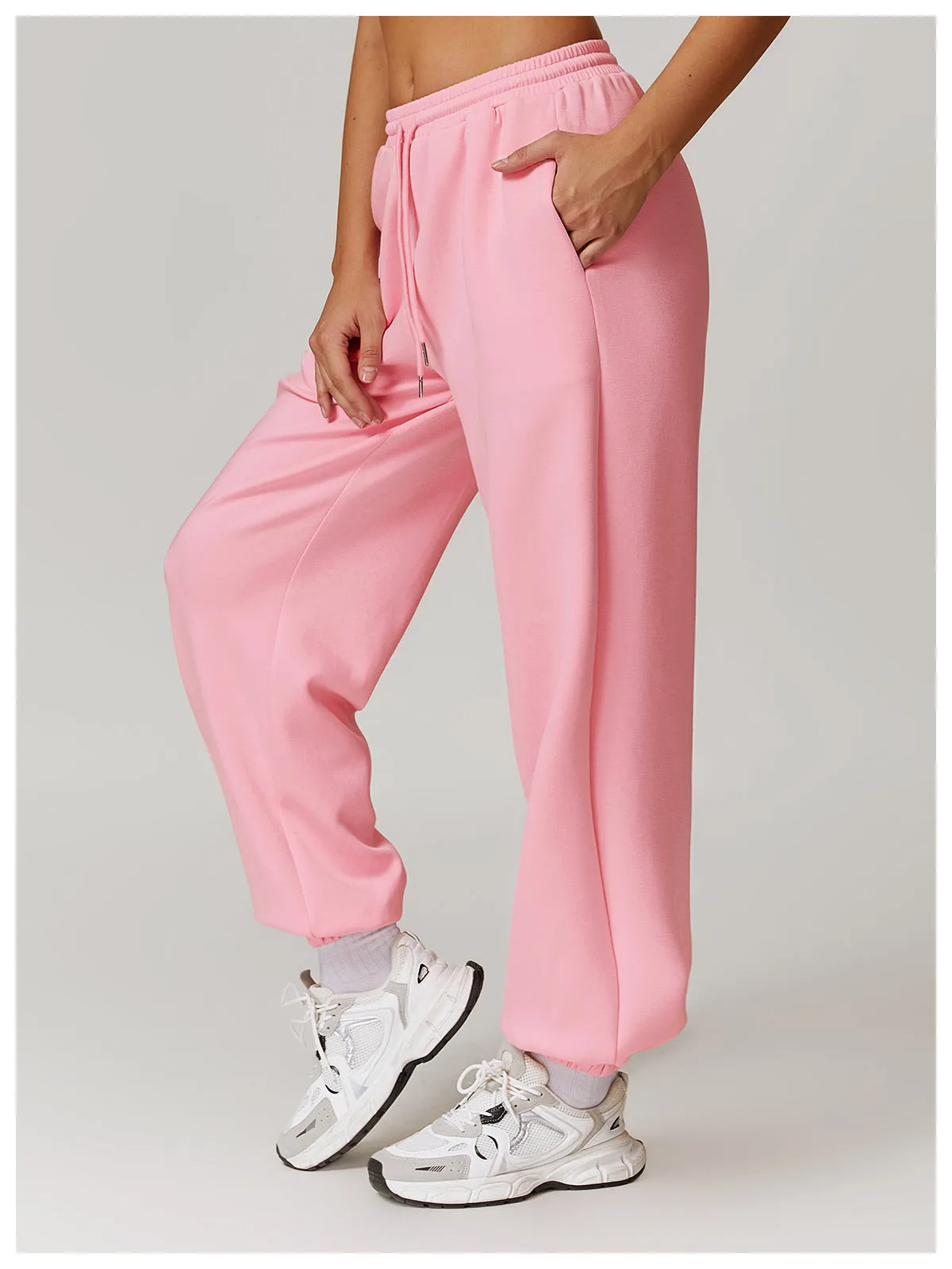 High-Waist Relaxed Fit Trousers