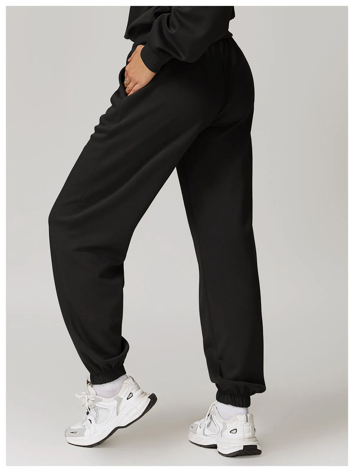 High-Waist Relaxed Fit Trousers