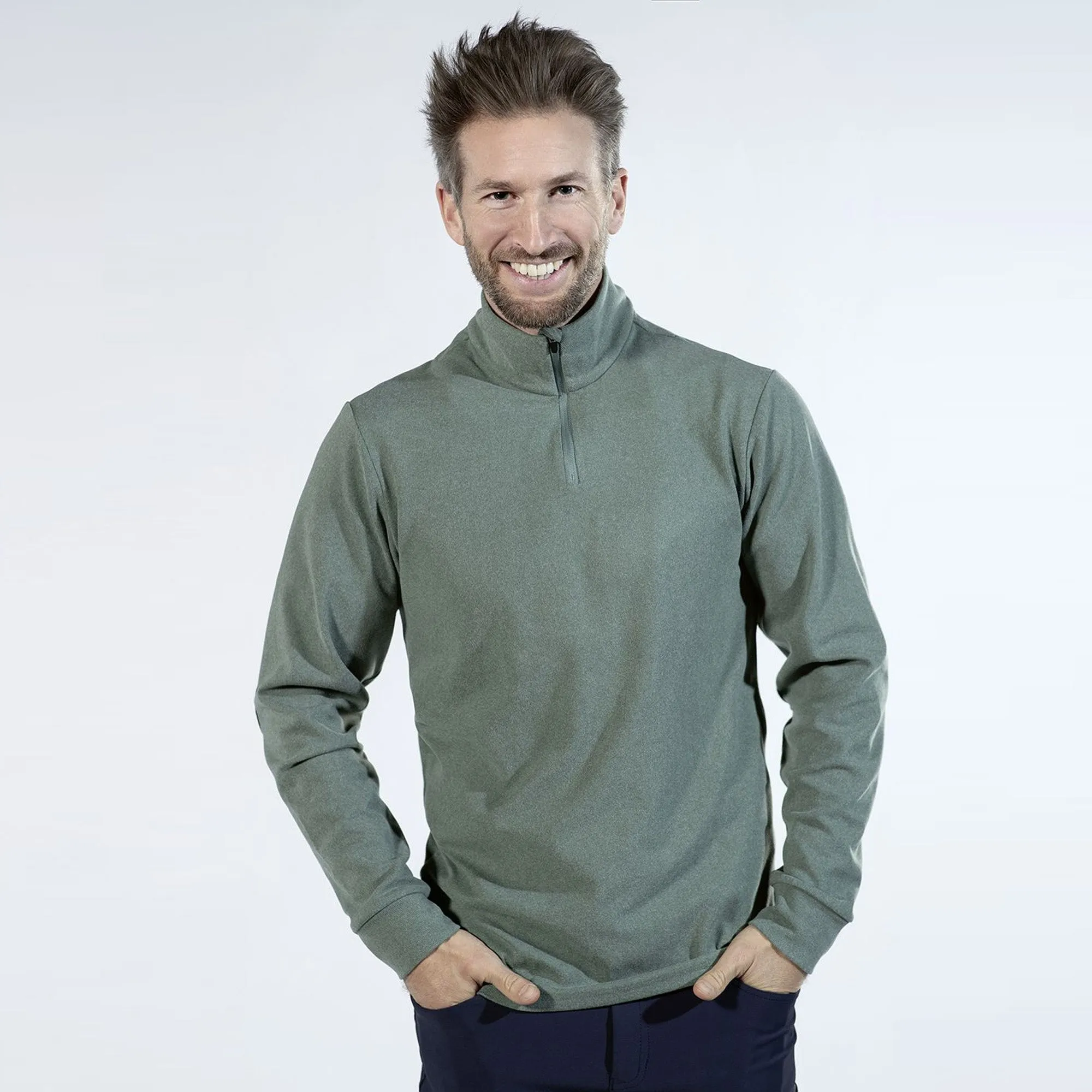 Hkm Mens Functional Base Layer - Deep Green