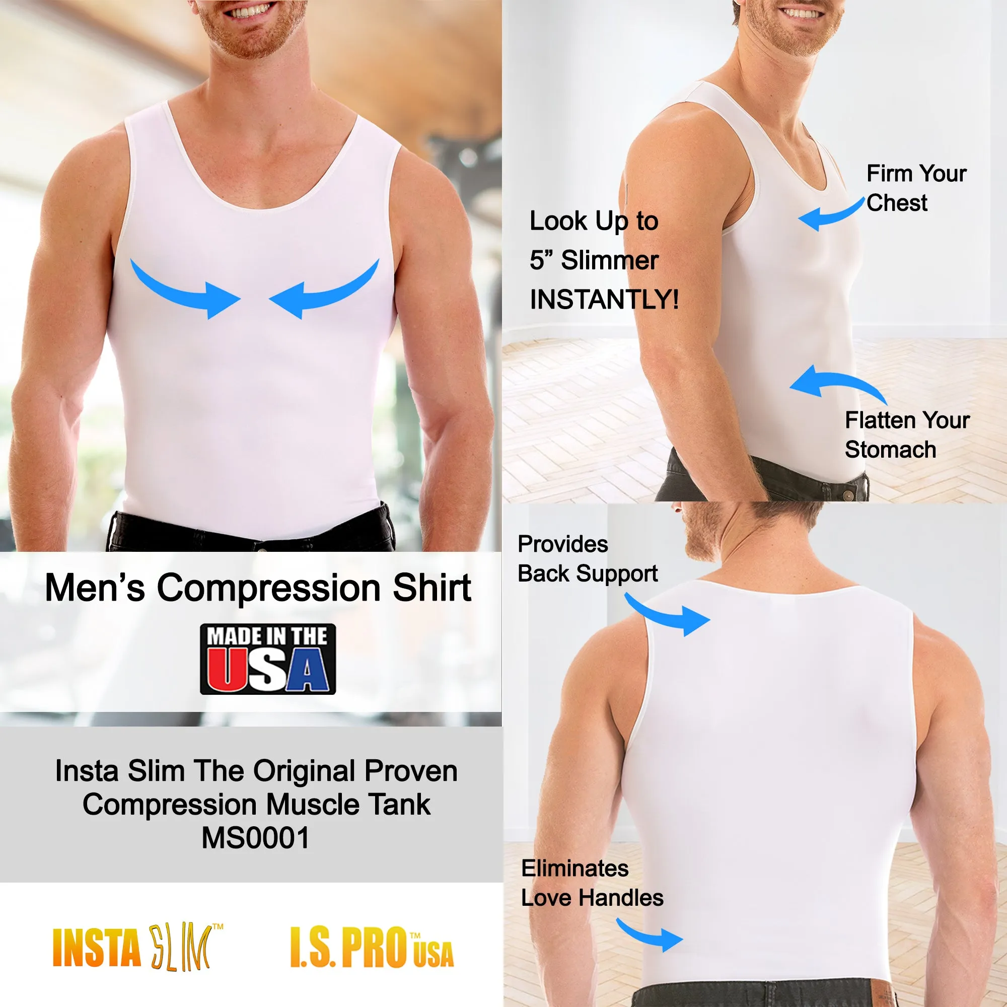 Insta Slim Compression Insta Slim Muscle Tank MS0001