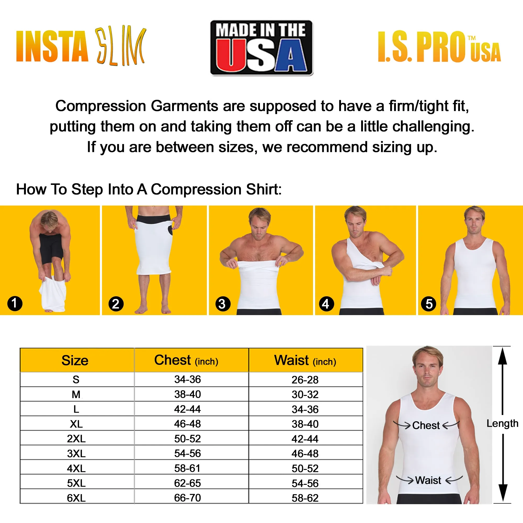 Insta Slim Compression Insta Slim Muscle Tank MS0001