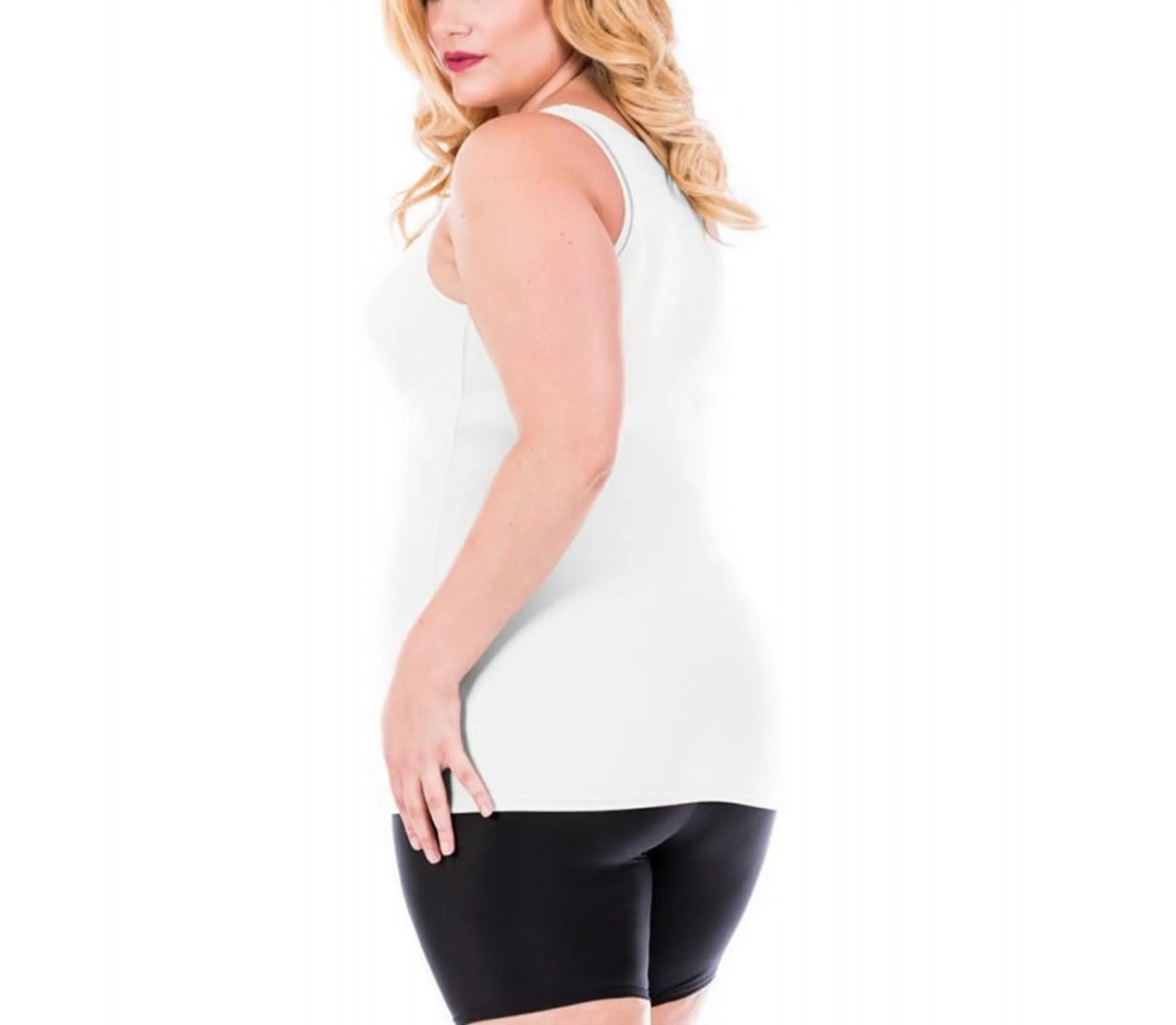 InstantFigure Shirred Tank Top Curvy Shapewear - Pack Of: 1