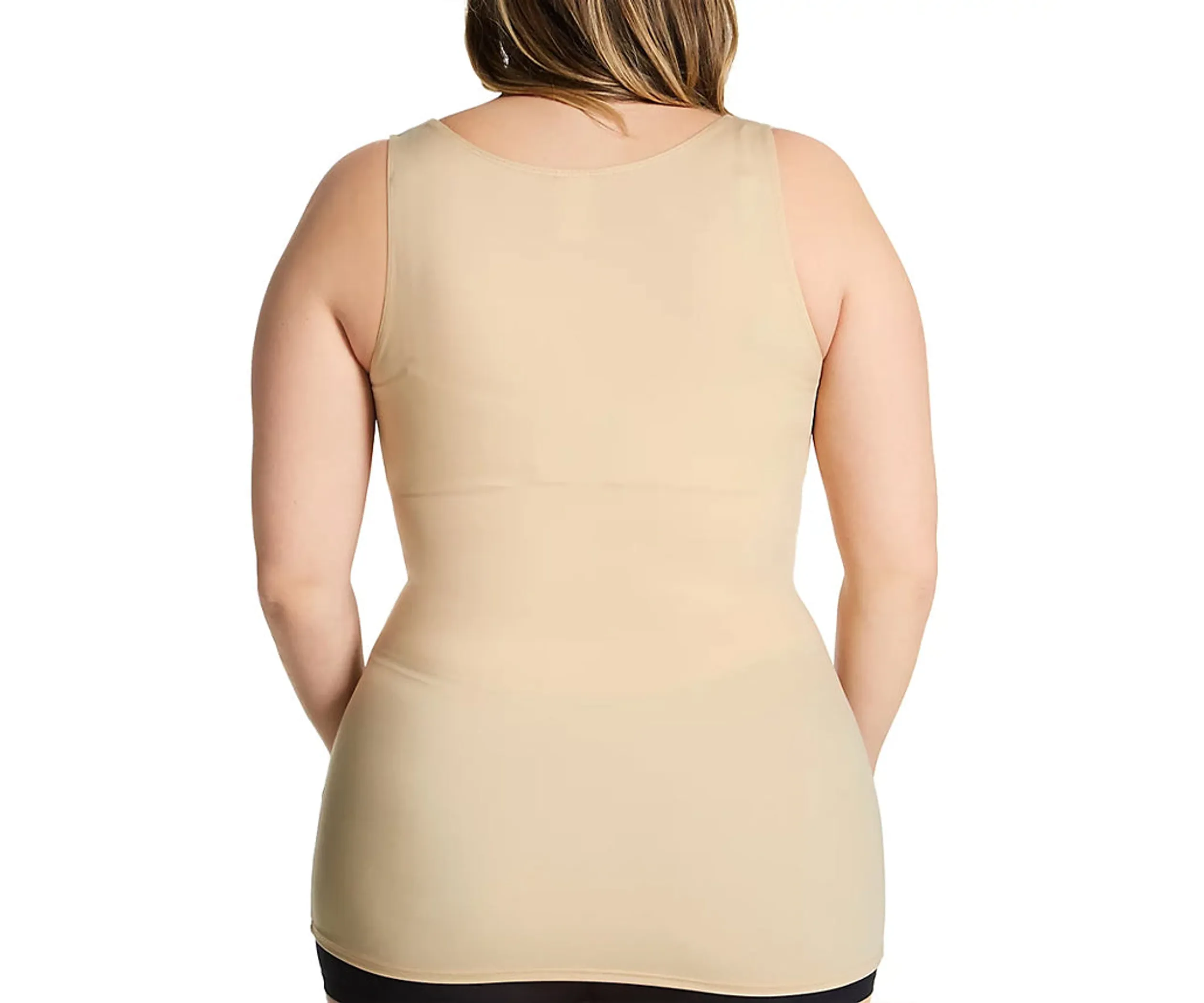 InstantFigure Shirred Tank Top Curvy Shapewear - Pack Of: 1