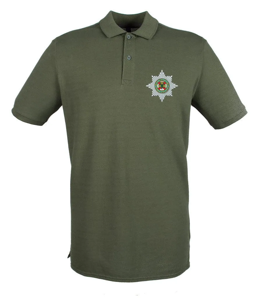 Irish Guards Embroidered Pique Polo Shirt