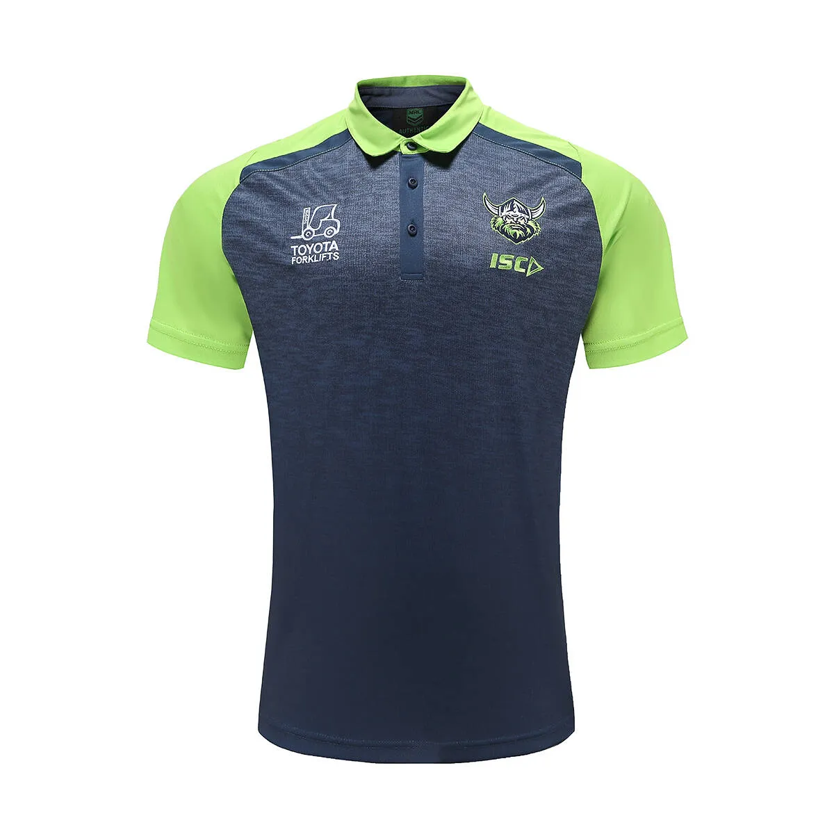 ISC Canberra Raiders 2023 Adults Polo - Navy/Green