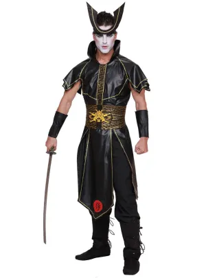 Japanese Samurai Warrior Deluxe Mens Fancy Dress Costume