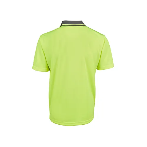 JBs Wear | Hi Vis Non Cuff Traditional Polo | 6HVNC