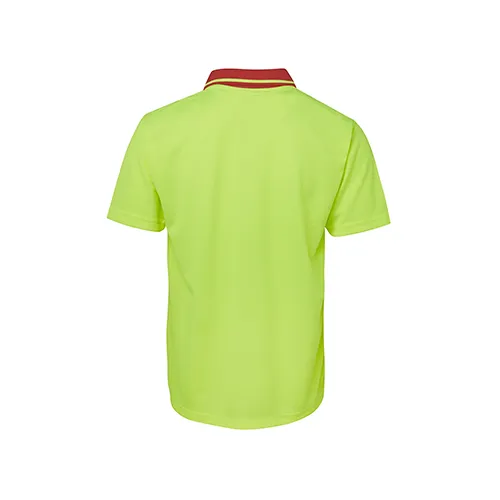 JBs Wear | Hi Vis Non Cuff Traditional Polo | 6HVNC