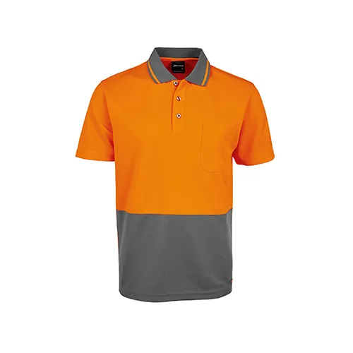 JBs Wear | Hi Vis Non Cuff Traditional Polo | 6HVNC