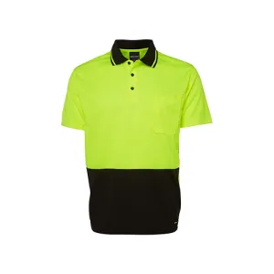 JBs Wear | Hi Vis Non Cuff Traditional Polo | 6HVNC