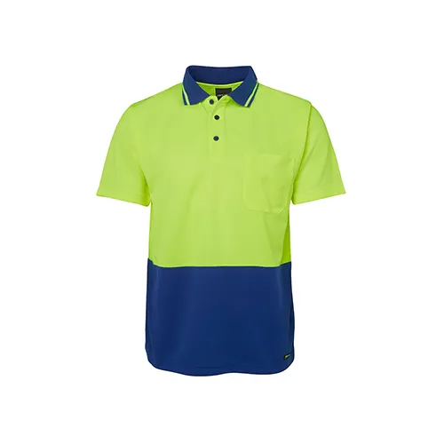 JBs Wear | Hi Vis Non Cuff Traditional Polo | 6HVNC