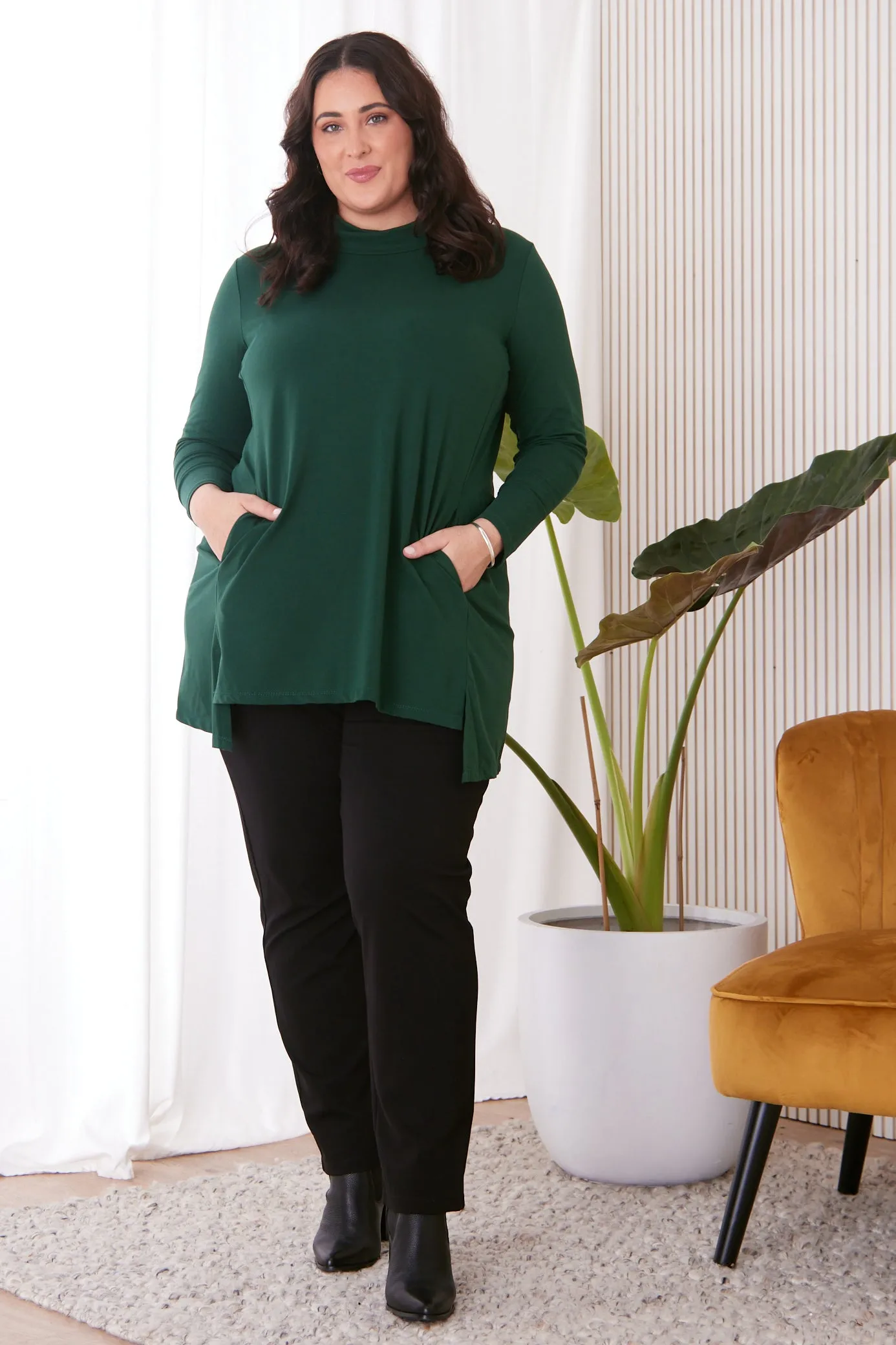 Joslin Cowl Tunic - Forest