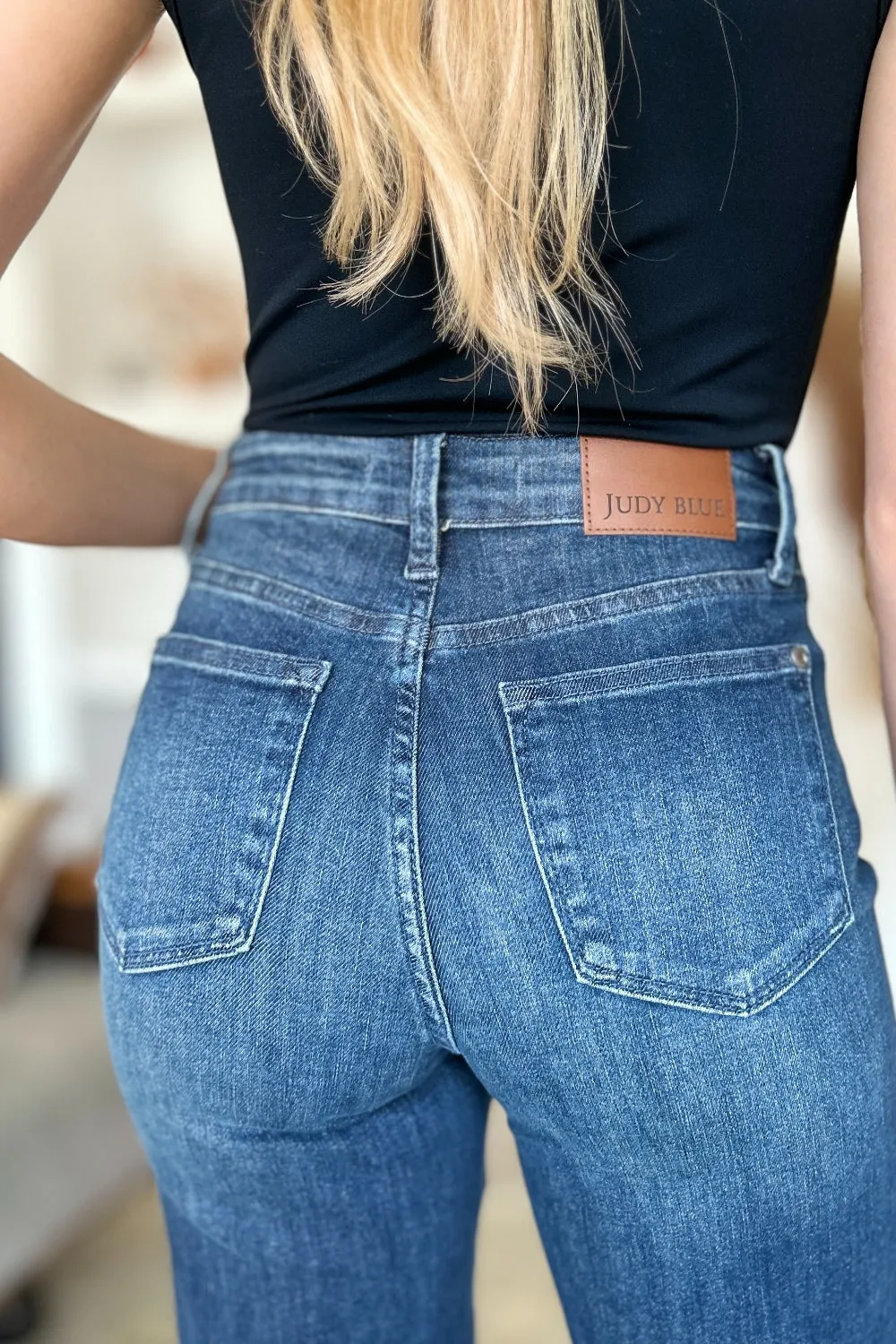 Judy Blue Tummy Control Straight Jeans