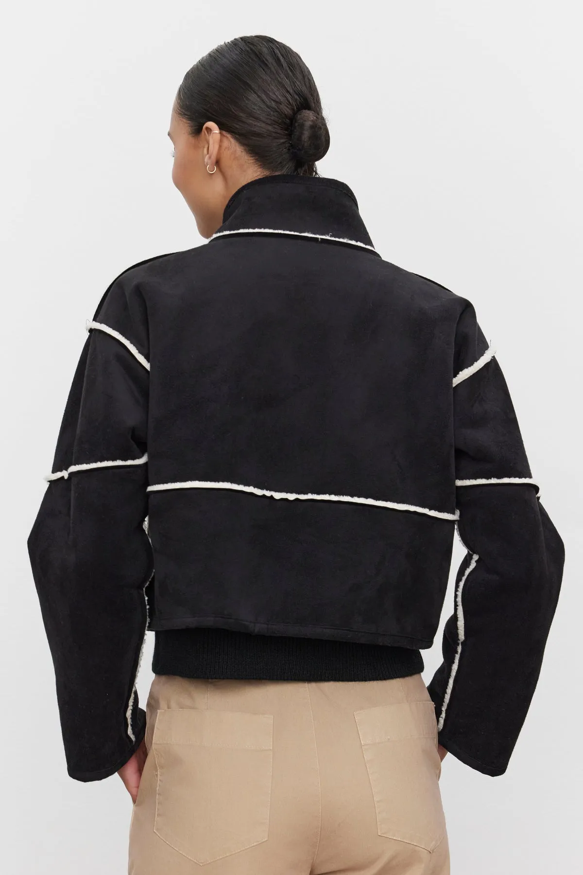 KELLY LUXE SHERPA REVERSIBLE JACKET