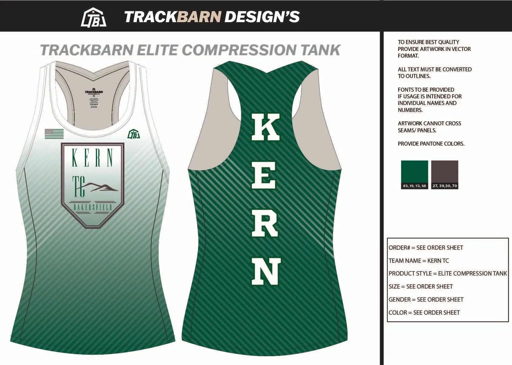 Kern-T-C Womens Compression Tank