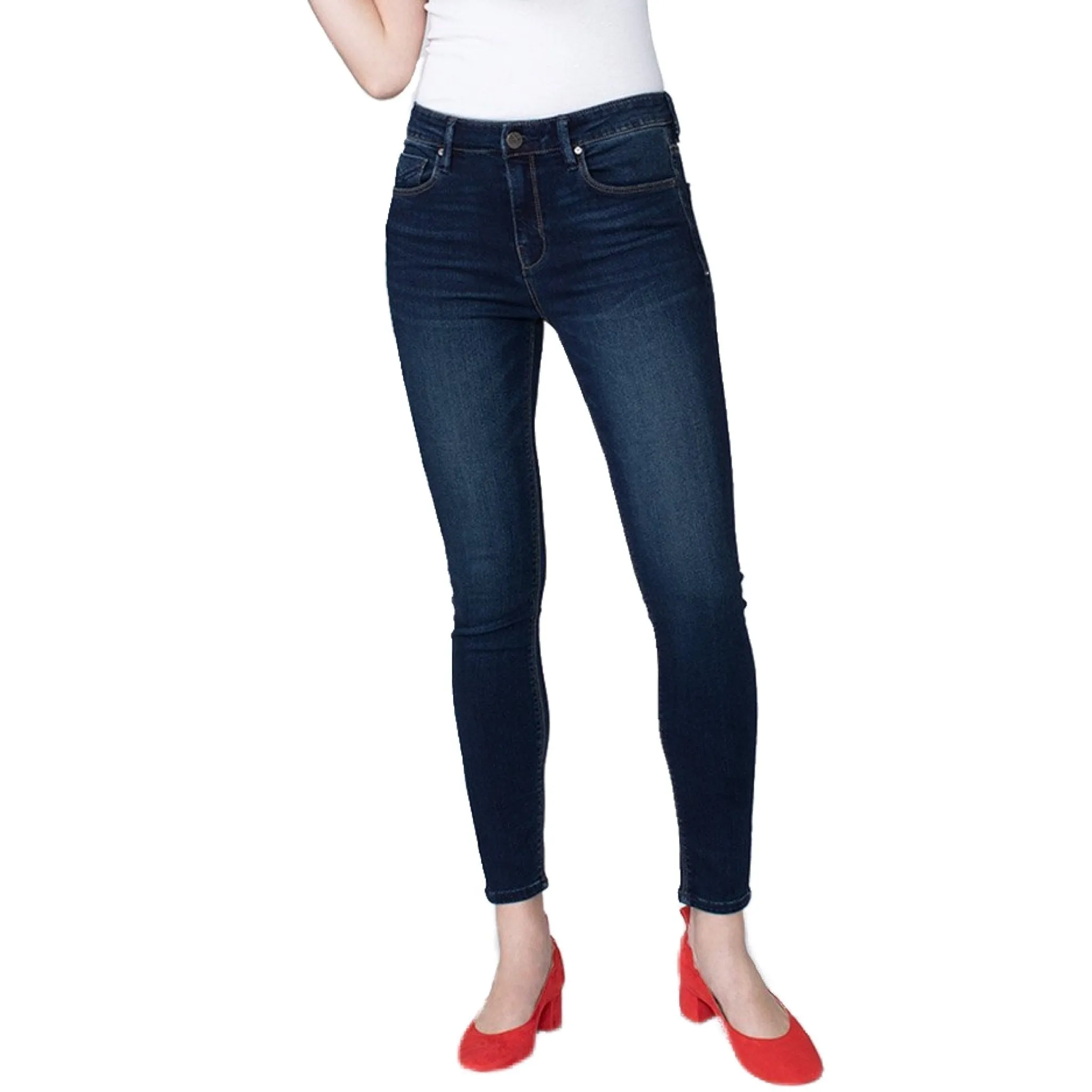 Kora Mid Rise Skinny - Darkstar.