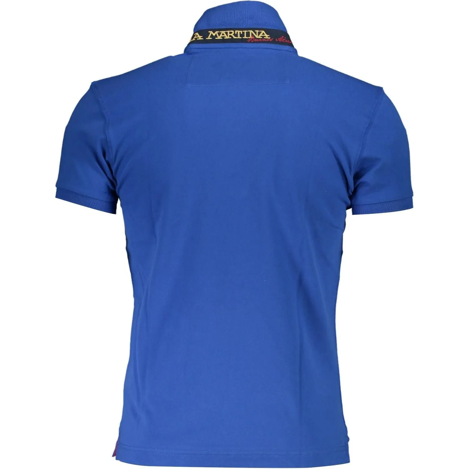 La Martina Slim Fit Embroidered Polo with Contrast Details