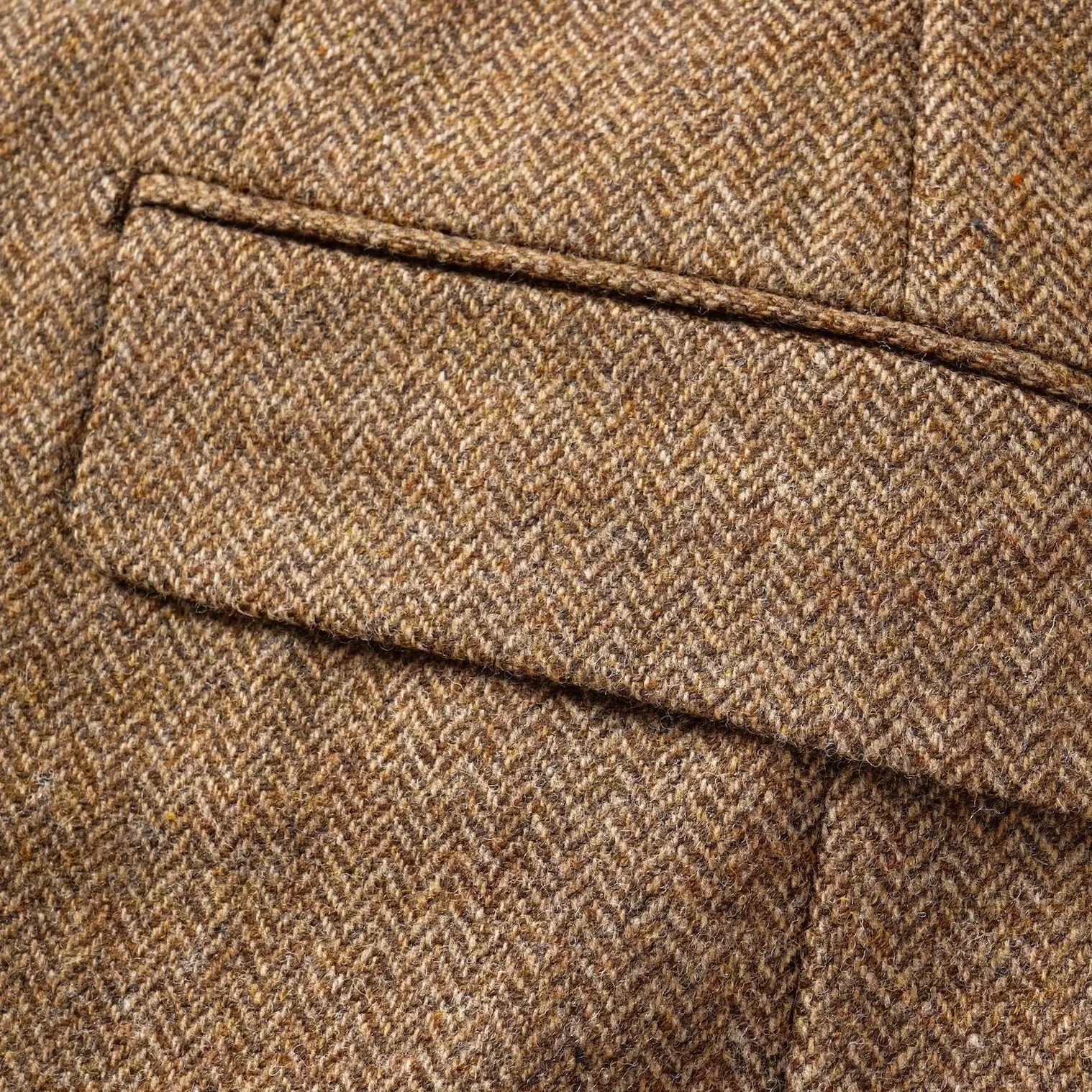 LAMBSWOOL HERRINGBONE BLAZER - A.MOON