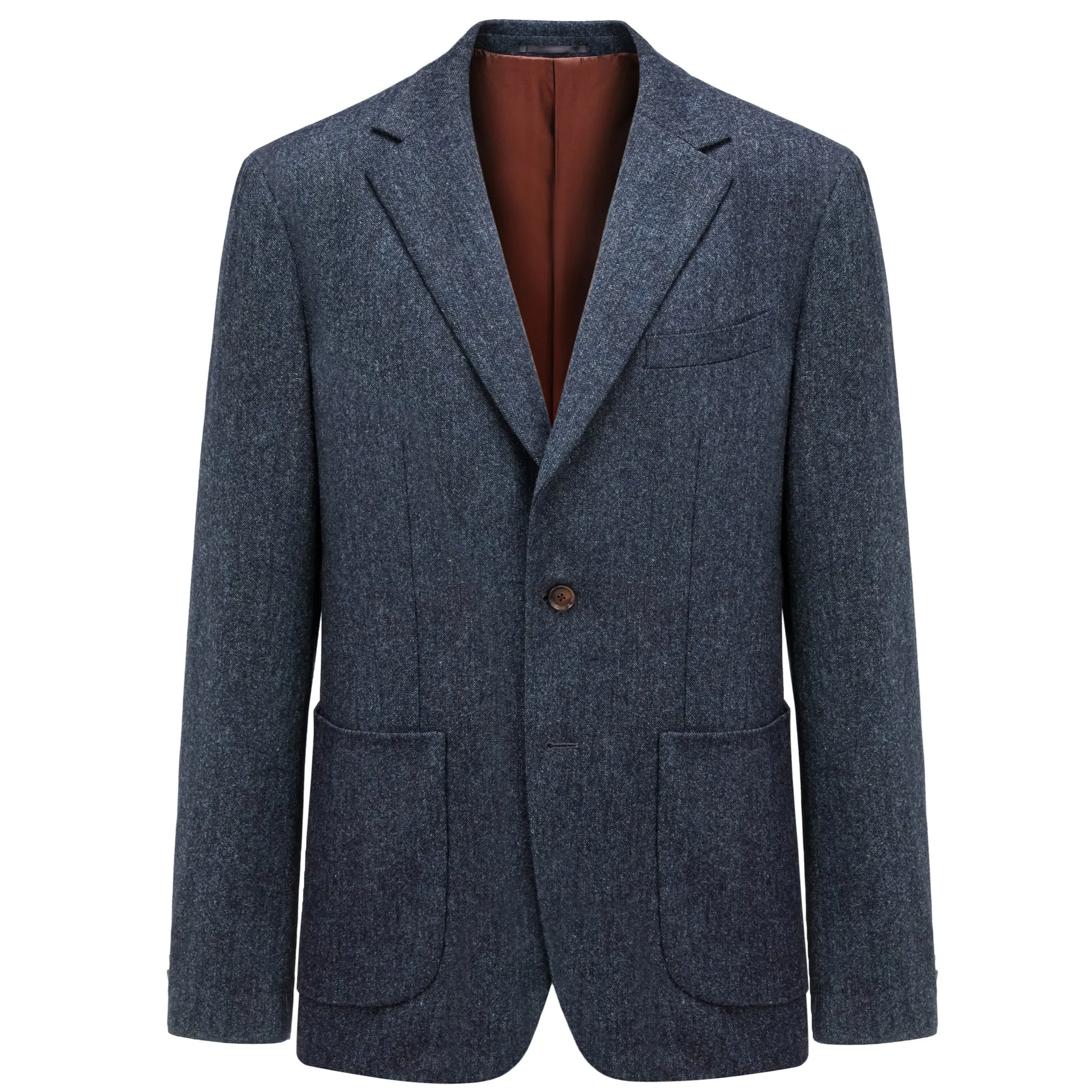 LAMBSWOOL PLAIN WEAVE BLAZER - A.MOON