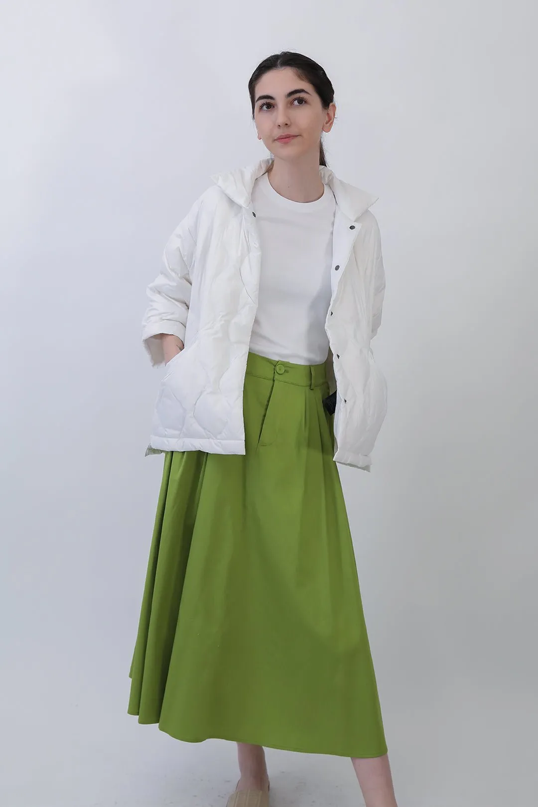 LEA SKIRT IN ITALIAN COTTON