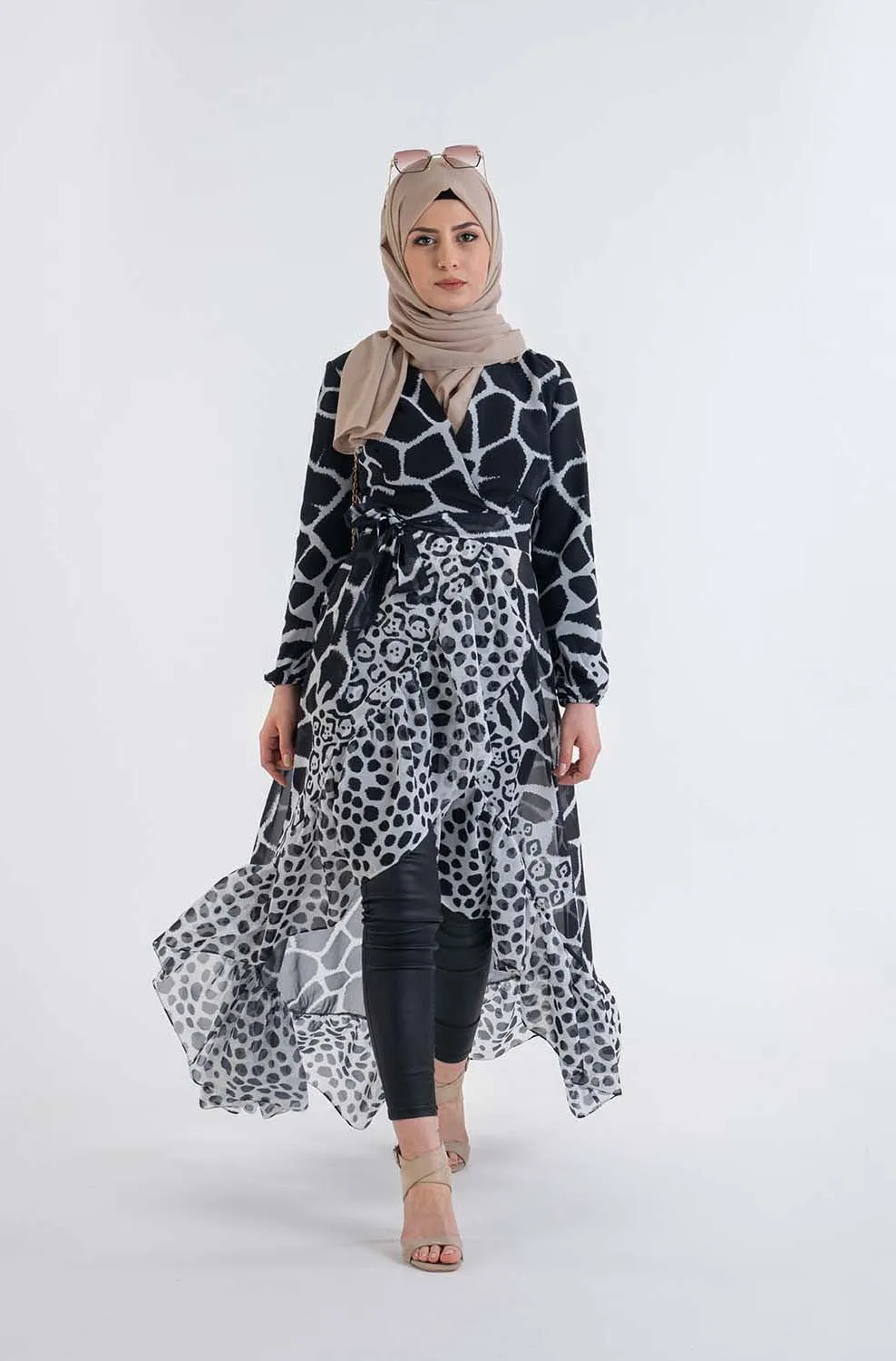 Leo Prİnt Tunic-hijab style casual