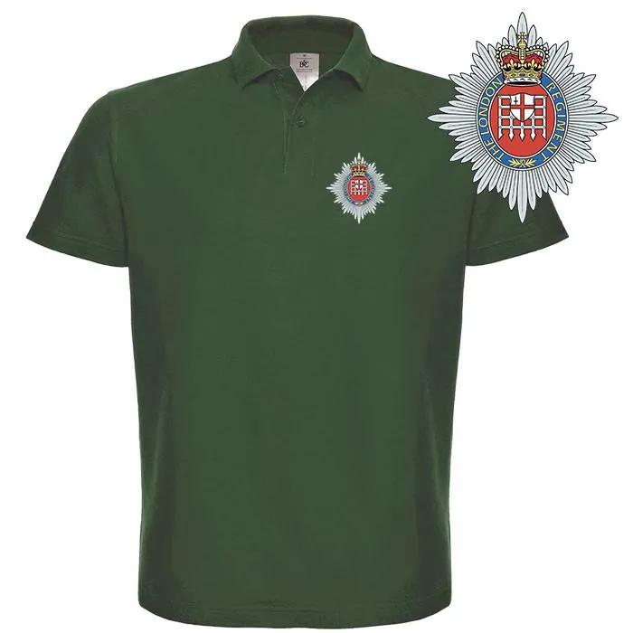 London Regiment Embroidered Pique Polo Shirt