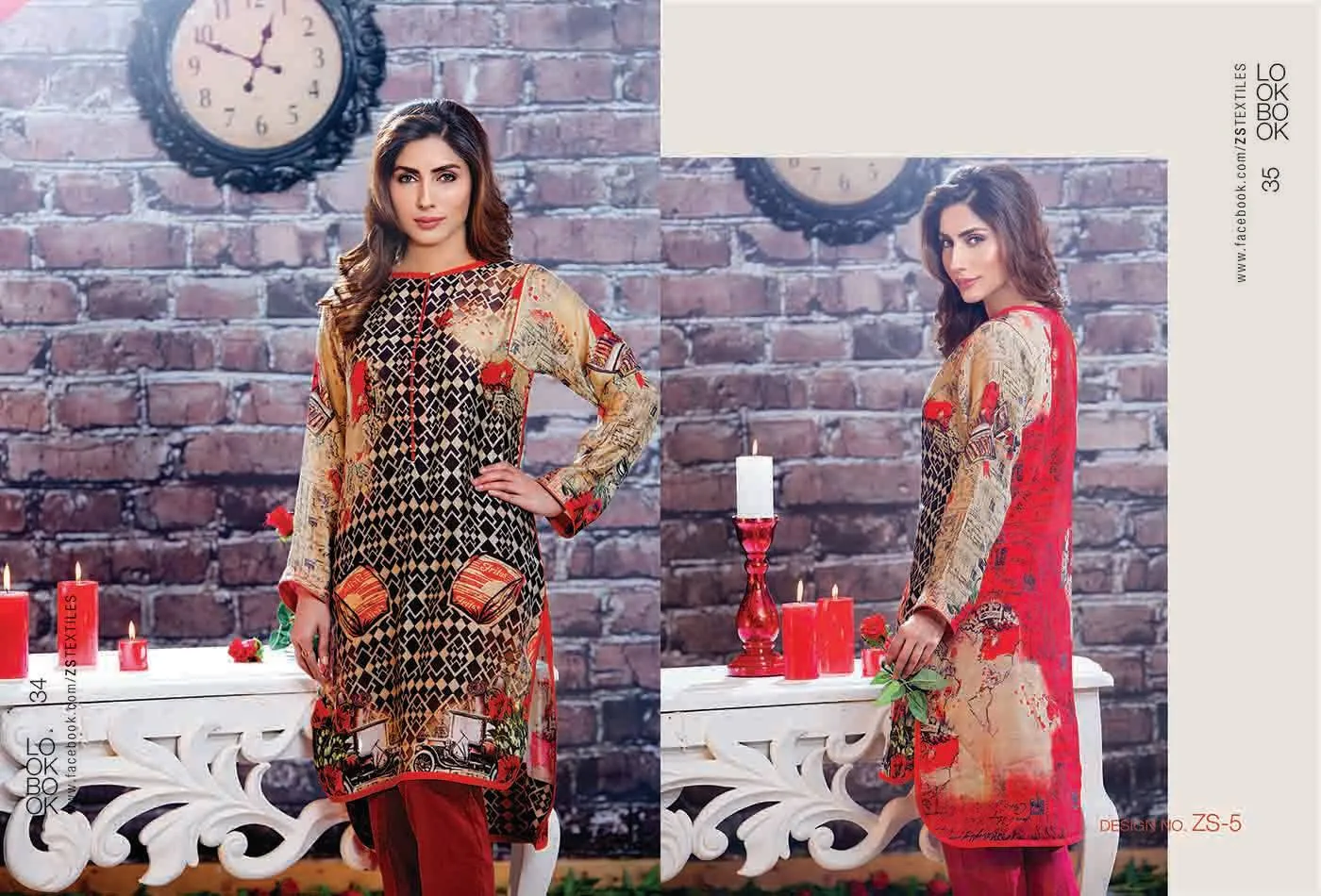 Maira Ahsan Valentine Edition Tunic – ZS05