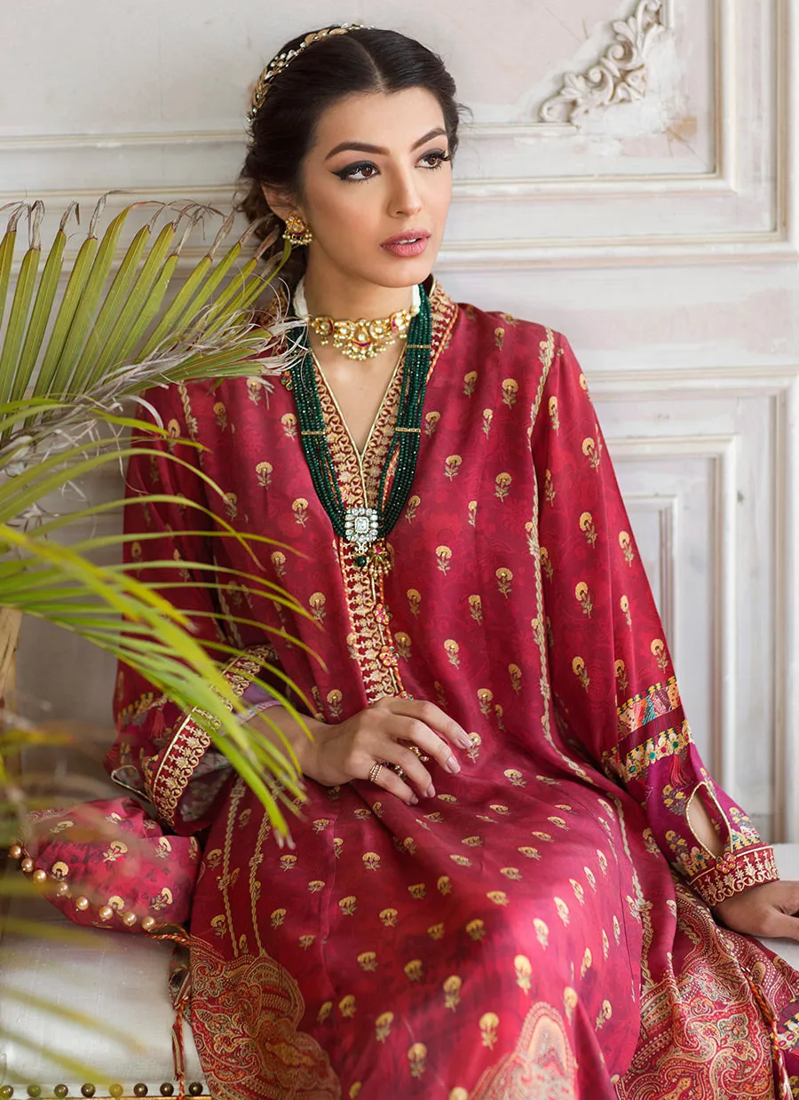 Malia Crepe Tunic and Silk Dupatta