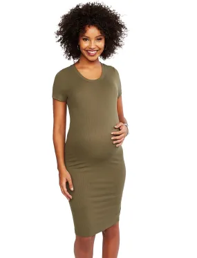 Maternity Dress in Olive