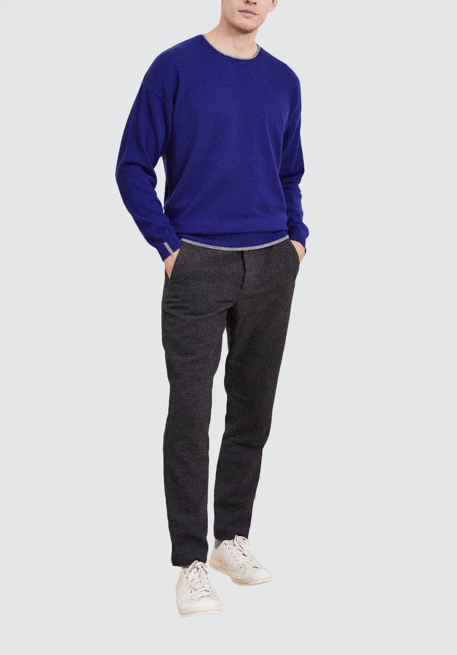 Men's Crew Neck Sweater | Ultramarine