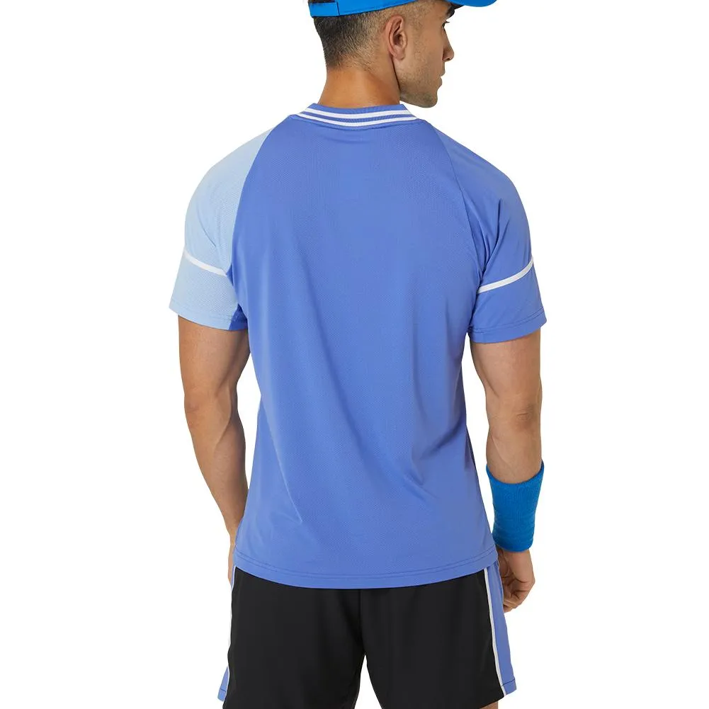 Men`s Match Actibreeze Short Sleeve Tennis Top Sapphire