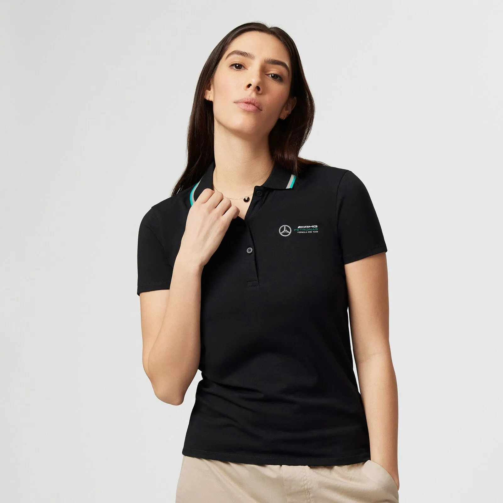 Mercedes AMG Petronas F1 Women's Classic Polo Shirt