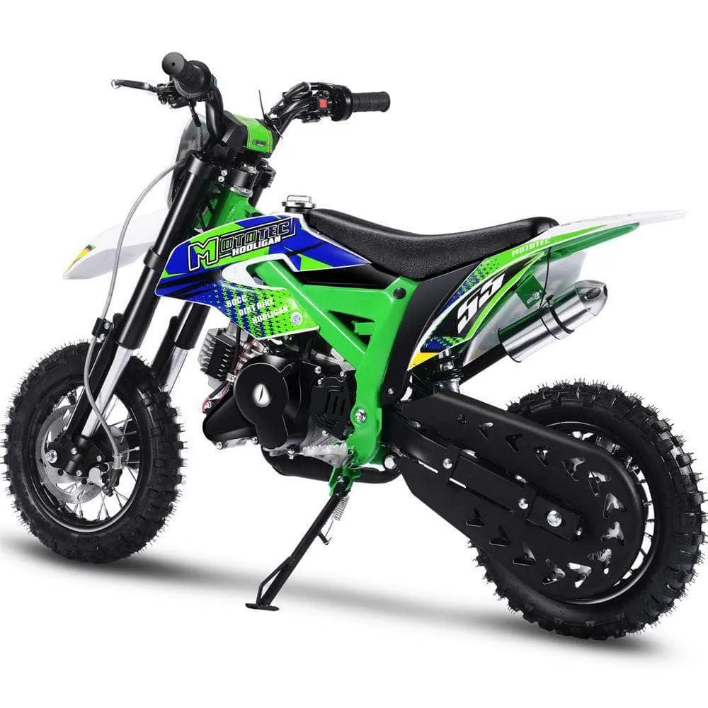 MotoTec Hooligan 60cc 4-Stroke Gas Dirt Bike