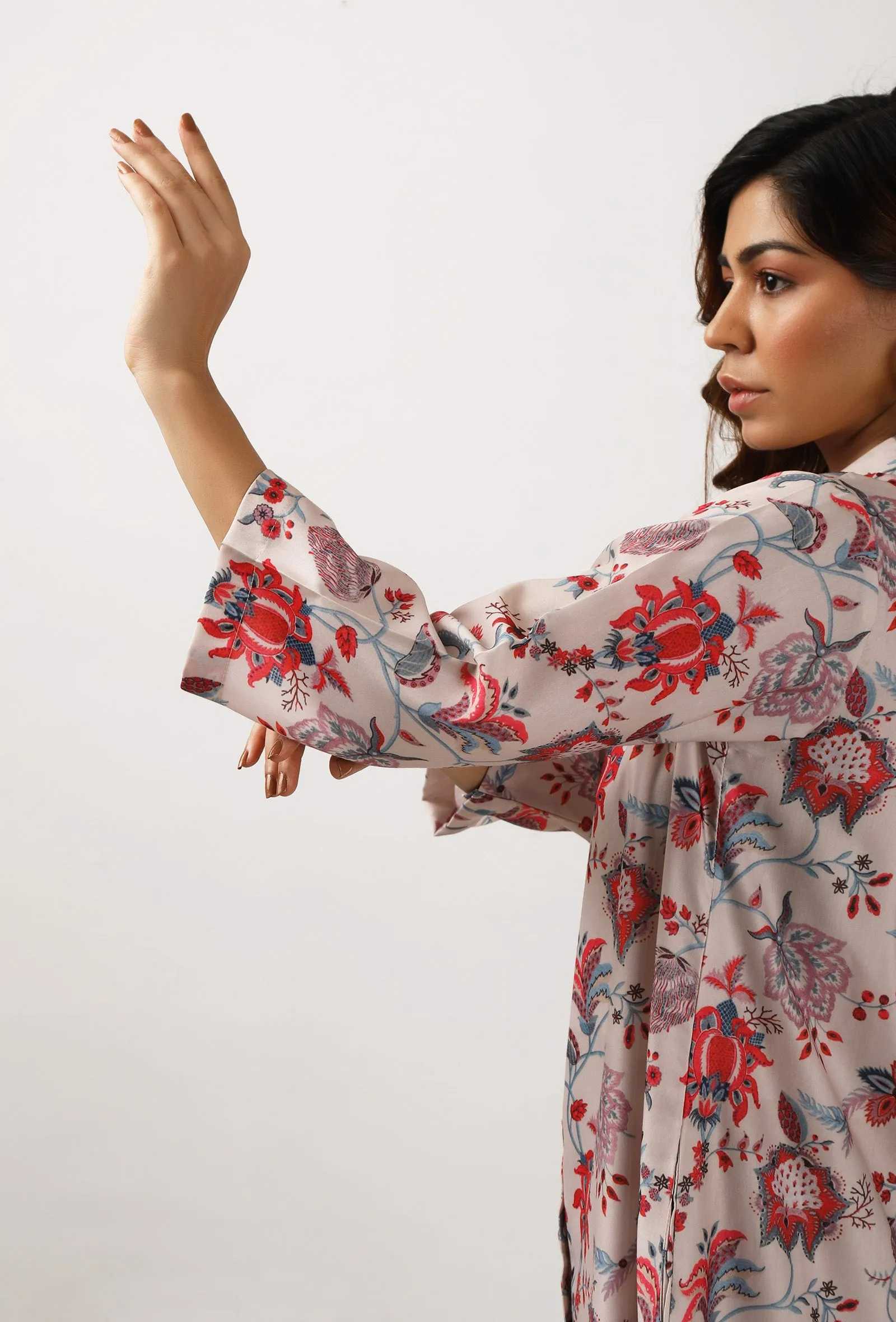 Nadia Floral Chintz Shirt Tunic