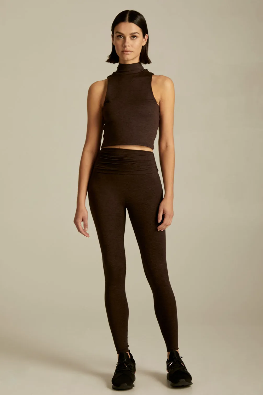 Naked Turtleneck Crop Tank