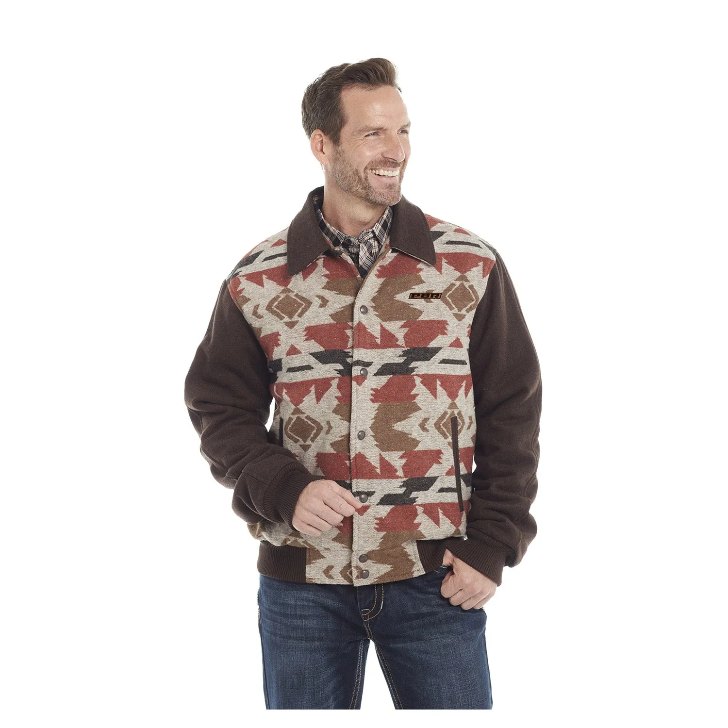 Navajo Blanket Bomber Jacket with Concealed Carry Pocket