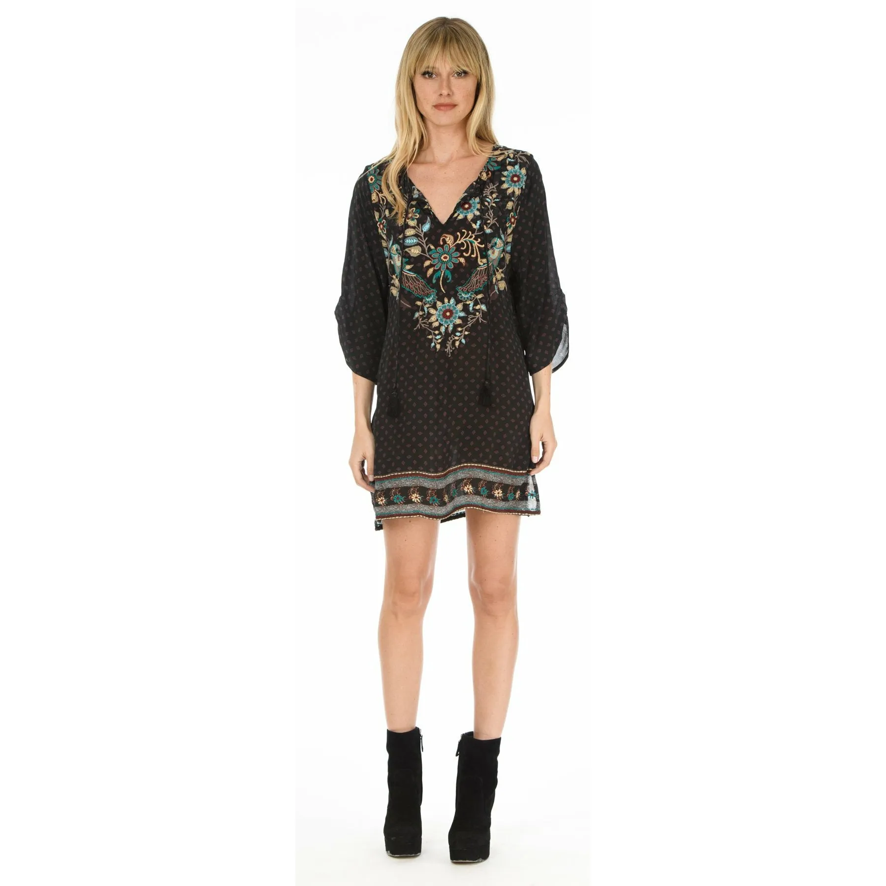 Nicoli Peacock Tunic Dress