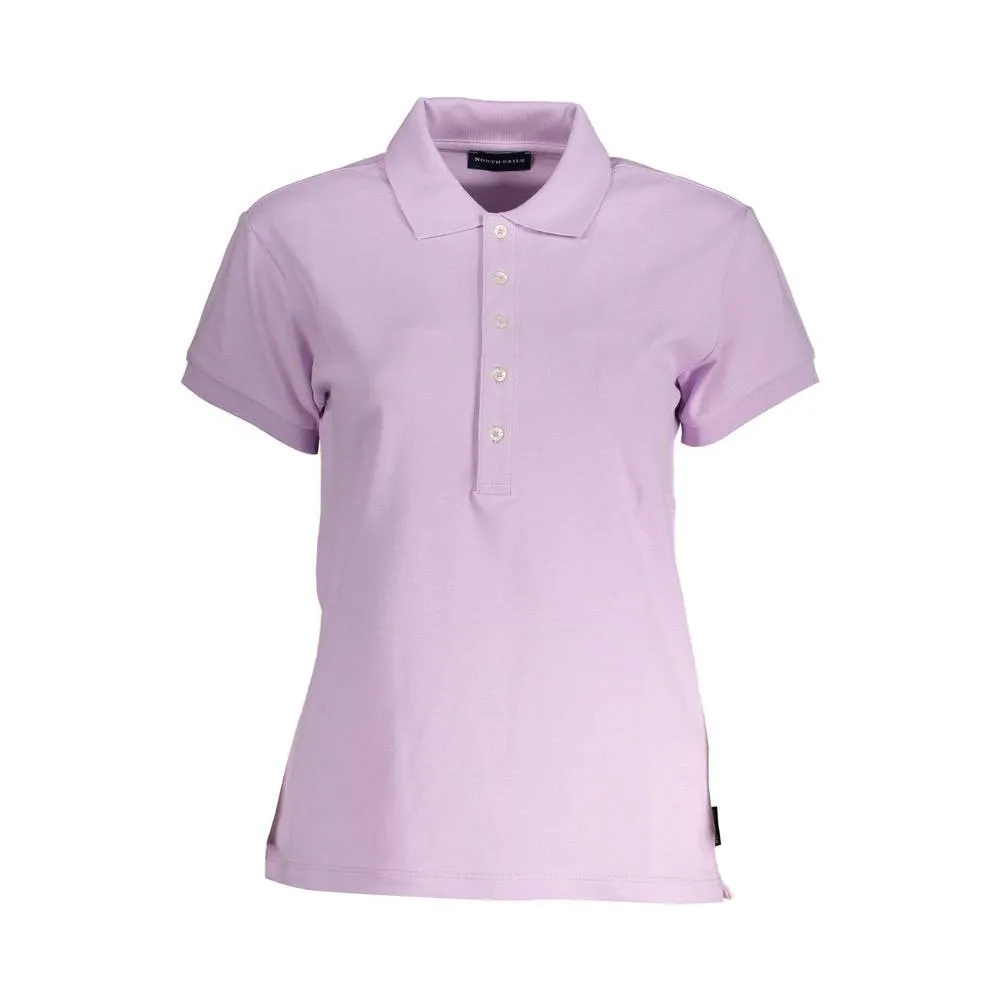 North Sails Pink Cotton Women Polo Shirt