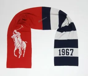 Nwt Polo Ralph Lauren Big Pony 1967 Scarf