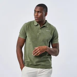 Omnitau Men's Cobham Organic Cotton Polo Shirt - Khaki Green