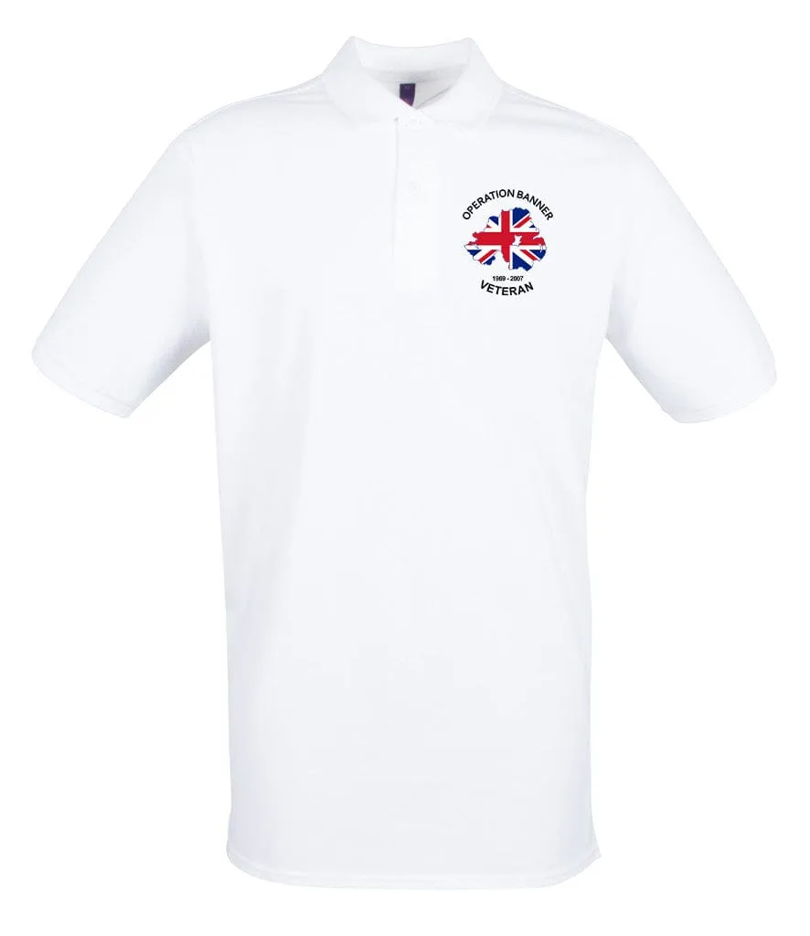 OP BANNER VETERAN Embroidered Polo Shirt