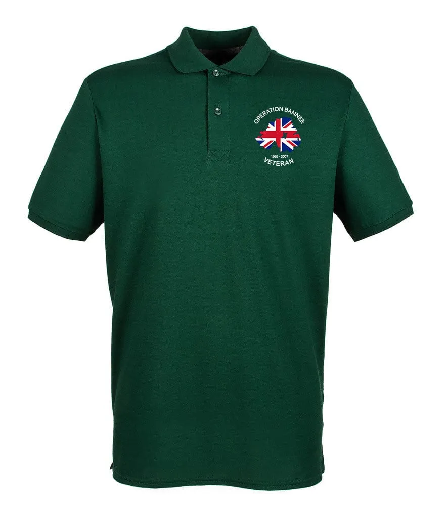 OP BANNER VETERAN Embroidered Polo Shirt