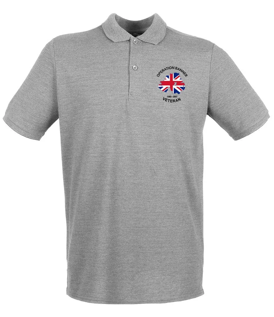 OP BANNER VETERAN Embroidered Polo Shirt