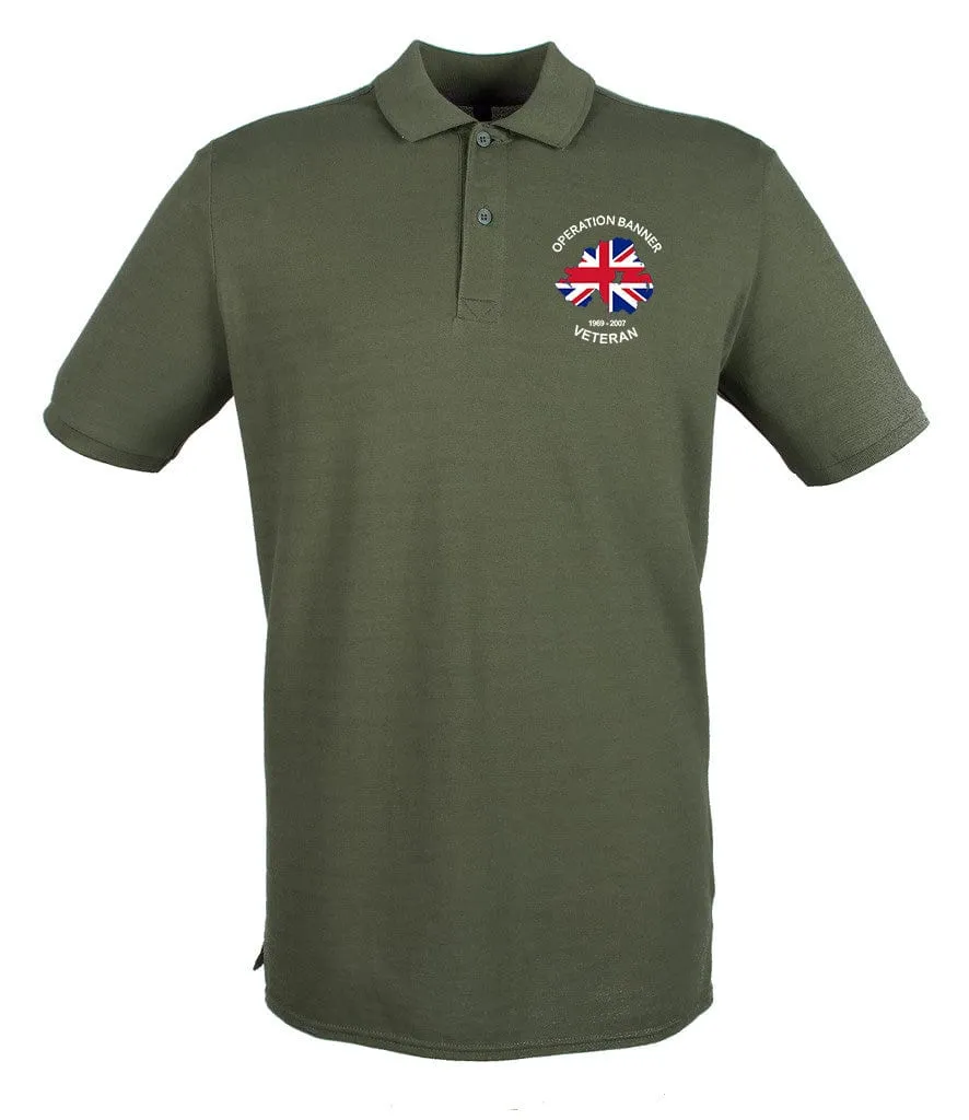 OP BANNER VETERAN Embroidered Polo Shirt