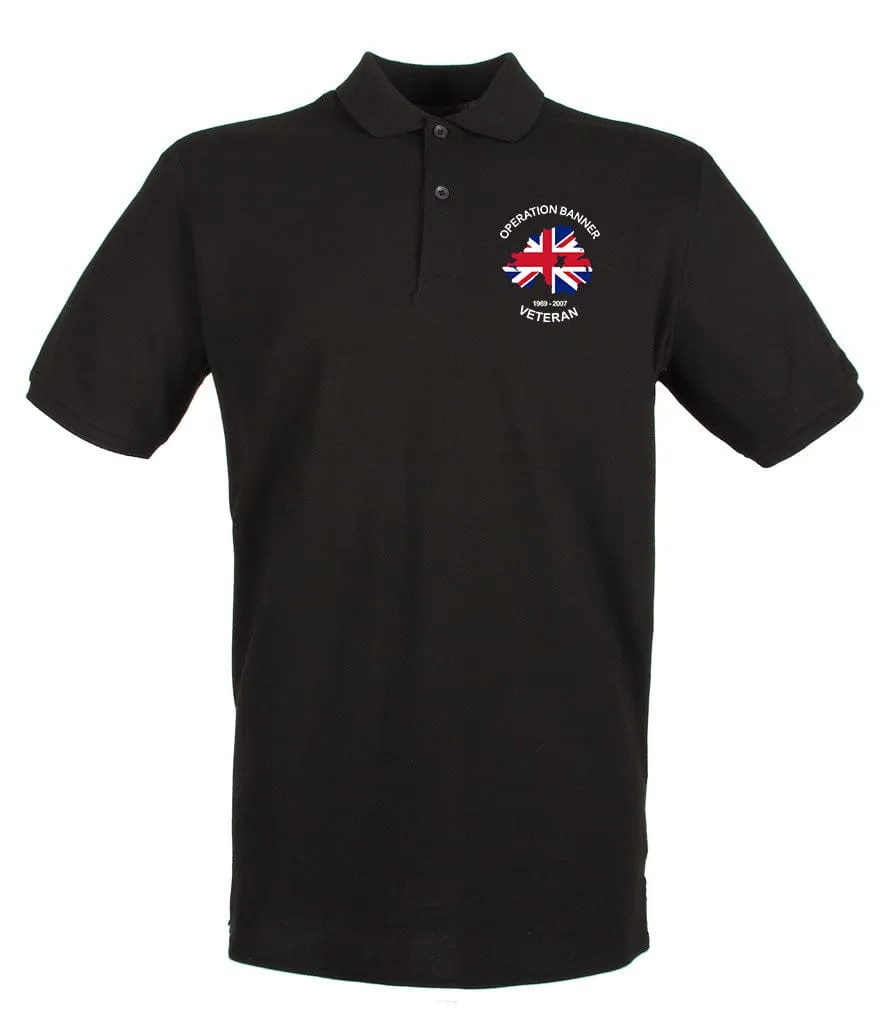 OP BANNER VETERAN Embroidered Polo Shirt